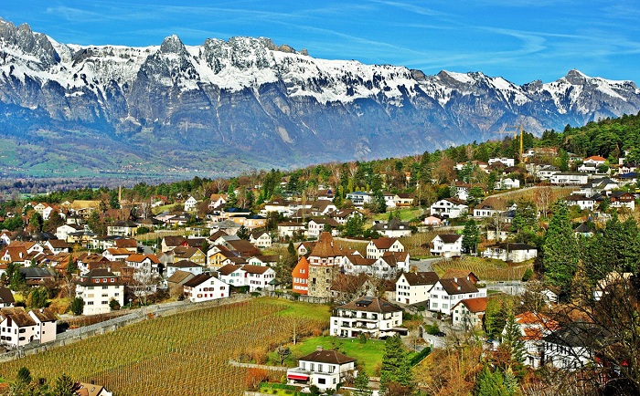 Liechtenstein có diện tích nhỏ thứ 6 thế giới