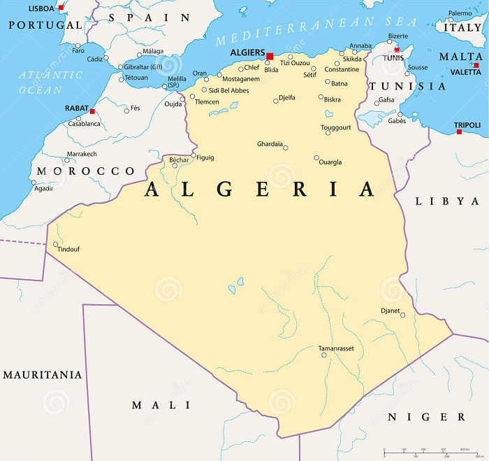 Algieria nước có diện tích lớn thứ 10 thế giới